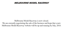 Tablet Screenshot of melbournemodelraceway.com.au
